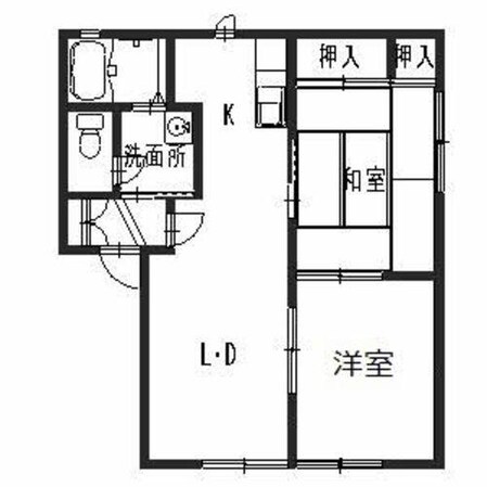 チェリーウエル　Bの物件間取画像